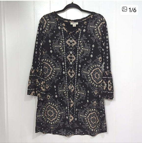 ❤️5/$25 CALL Style and Company Abstract Dress - Picture 7 of 7